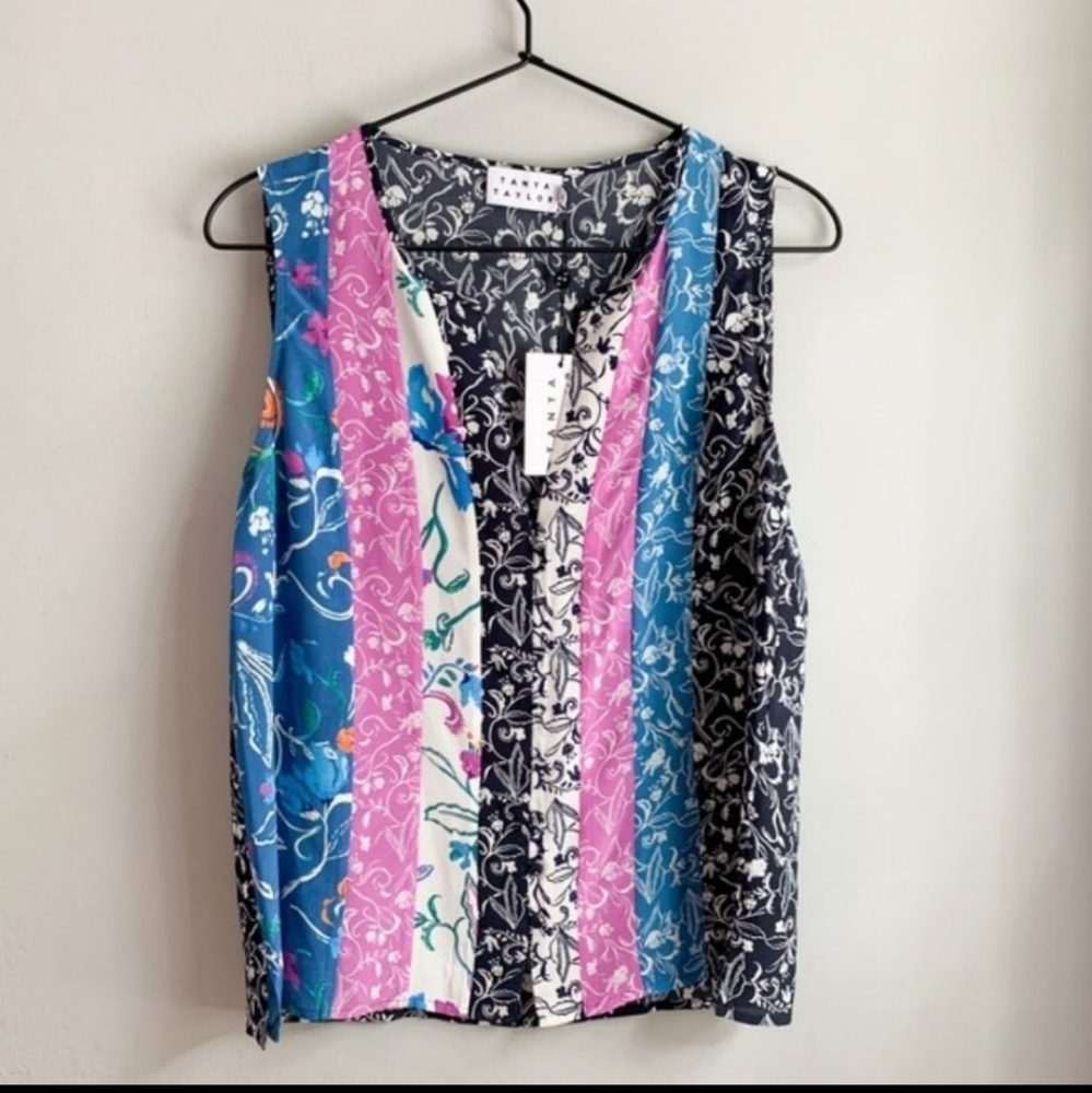 NWT Tanya Taylor Tavira Top Silk